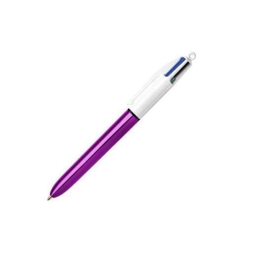 Penna Bic Multicolor 4 Colori Fusto Metallico - Viola | Cloclorinda.it Penna Bic Multicolor 4 Colori Fusto Metallico - Viola | Cloclorinda.it