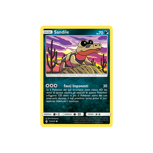 Sandile 114/214 Holo Reverse | Cloclorinda.it Sandile 114/214 Holo Reverse | Cloclorinda.it