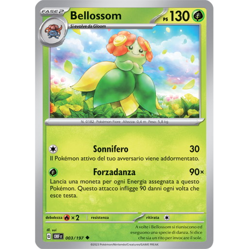 Bellossom 003/197 Normale | Cloclorinda.it Bellossom 003/197 Normale | Cloclorinda.it