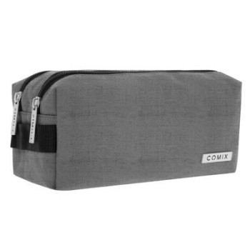 Astuccio 2 Zip COMIX Monocolore Melange | Cloclorinda.it