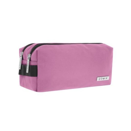 Astuccio 2 Zip COMIX Monocolore  Malva | Cloclorinda.it