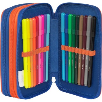 Astuccio 3 Zip COMIX Bright Blu | Cloclorinda.it