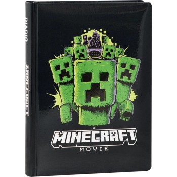 Diario 12 Mesi 2025/26 - Minecraft - Giornaliero non datato Nero | Cloclorinda.it