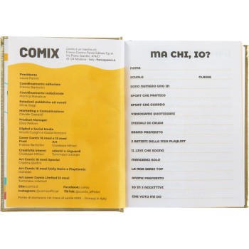 Agenda 16 Mesi Standard 2025/26 - COMIX Special - Giornaliera Argento | Cloclorinda.it
