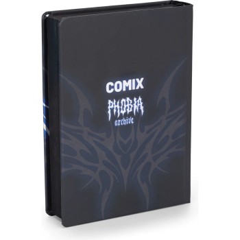 Diario 16 Mesi 2025/26 - COMIX Limited Edition - Giornaliero Nero/Blu | Cloclorinda.it