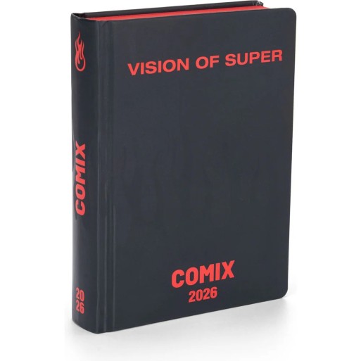 Diario 16 Mesi 2025/26 - COMIX Limited Edition - Giornaliero Nero/Rosso | Cloclorinda.it Diario 16 Mesi 2025/26 - COMIX Limited Edition - Giornaliero Nero/Rosso | Cloclorinda.it