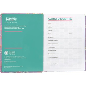 Agenda 13 Mesi 2025/26 - Eastpak - Giornaliera Flowers | Cloclorinda.it