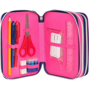Astuccio 3 zip Tokidoki Blu | Cloclorinda.it