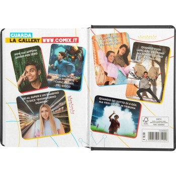 Diario 16 Mesi 2025/26 - COMIX - Giornaliero Standard Blu | Cloclorinda.it