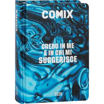 Diario 16 Mesi 2025/26 - COMIX - Giornaliero Standard Blu | Cloclorinda.it