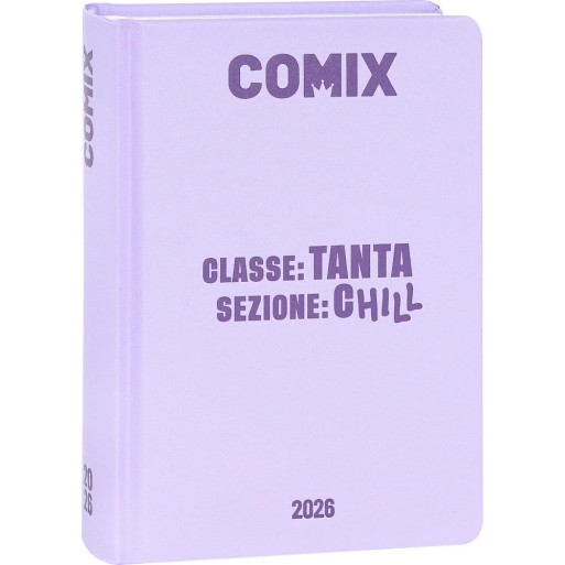 Diario 16 Mesi 2025/26 - COMIX - Giornaliero Mini Lilla | Cloclorinda.it Diario 16 Mesi 2025/26 - COMIX - Giornaliero Mini Lilla | Cloclorinda.it