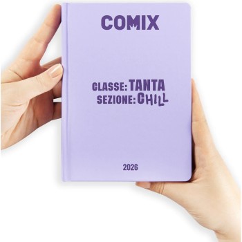 Diario 16 Mesi 2025/26 - COMIX - Giornaliero Mini Lilla | Cloclorinda.it