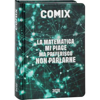 Diario 16 Mesi 2025/26 - COMIX - Giornaliero Mini Verde | Cloclorinda.it