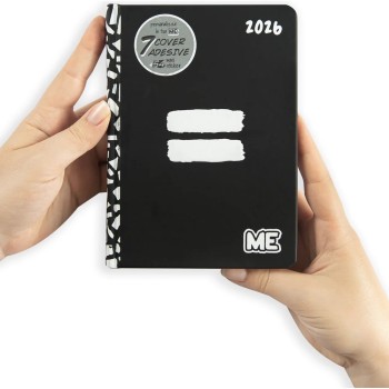 Diario 16 Mesi 2025/26 - ME - Giornaliero Nero | Cloclorinda.it