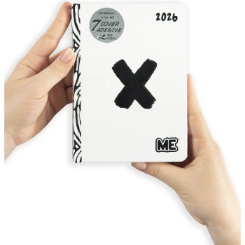 Diario 16 Mesi 2025/26 - ME - Giornaliero Bianco | Cloclorinda.it