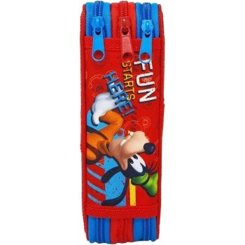 Astuccio Scuola 3 Zip Mickey Mouse Completo  | Cloclorinda.it