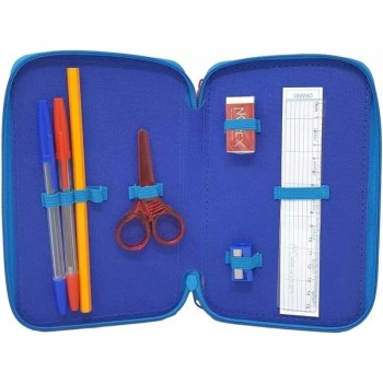 Astuccio Scuola 3 Zip Mickey Mouse Completo  | Cloclorinda.it
