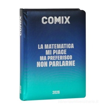 Comix Wave 2025-2026. Diario agenda 13 mesi. Sfumato Blu Verde | Cloclorinda.it
