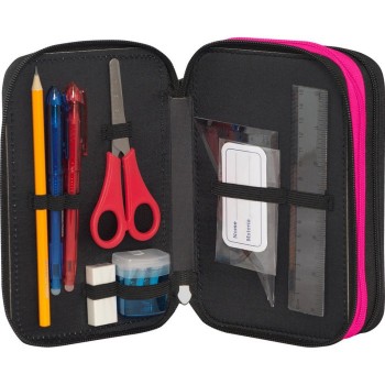 Astuccio Corredato 3 Zip Comix Wave Geo Girl | Cloclorinda.it