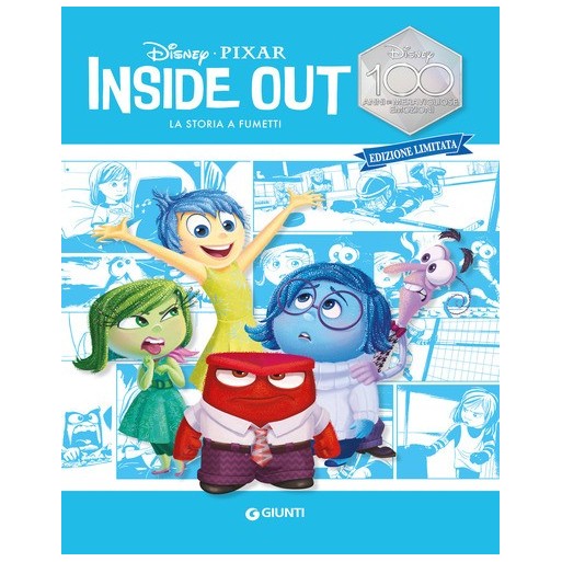 Inside out. La storia a fumetti. Disney 100. Ediz. limitata | Cloclorinda.it