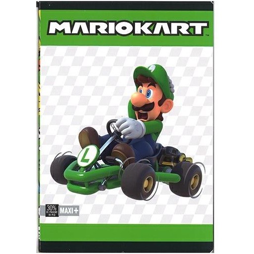 Quadernone Mario Kart Luigi | Cloclorinda.it