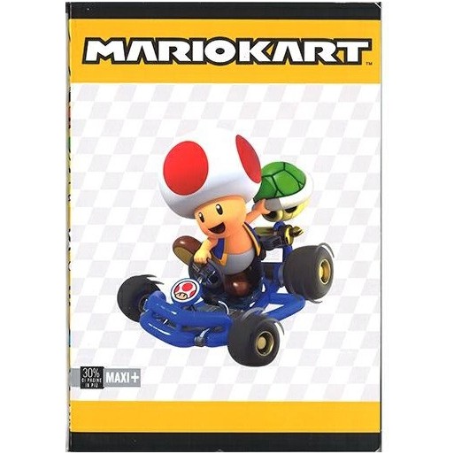 Quadernone Mario Kart Super Mushroom | Cloclorinda.it