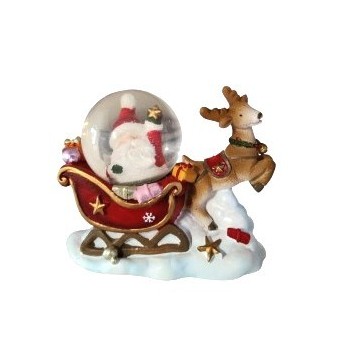 Boule de Neige Slitta Renna | Cloclorinda.it