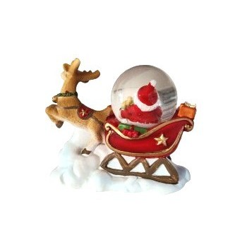 Boule de Neige Slitta Renna | Cloclorinda.it