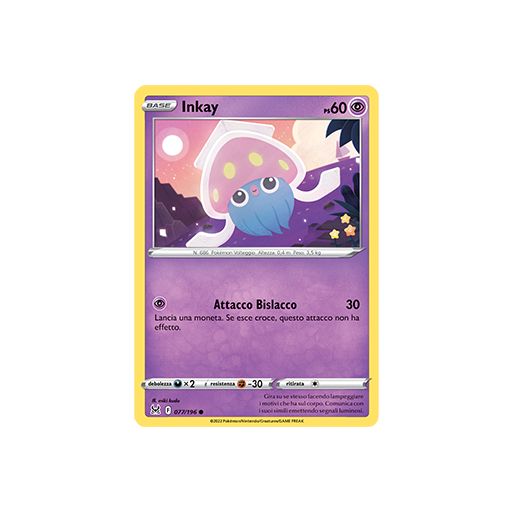 Inkay 077/196 | Cloclorinda.it