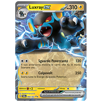 Luxray Ex 068/167 | Cloclorinda.it