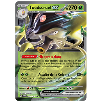 Toedscruel Ex 022/197 | Cloclorinda.it