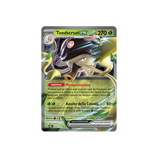 Toedscruel Ex 022/197 | Cloclorinda.it