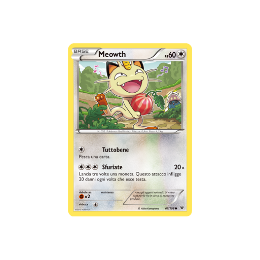 Meowth 67/108 | Cloclorinda.it