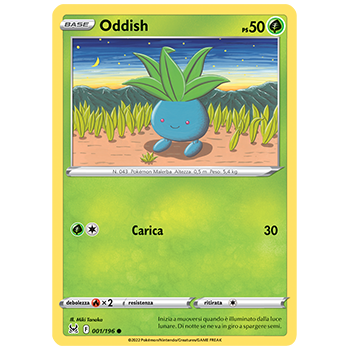 Oddish 001/196 | Cloclorinda.it
