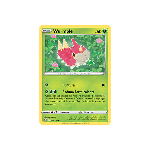 Wurmple 006/196 | Cloclorinda.it
