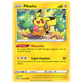 Pikachu 052/196 | Cloclorinda.it