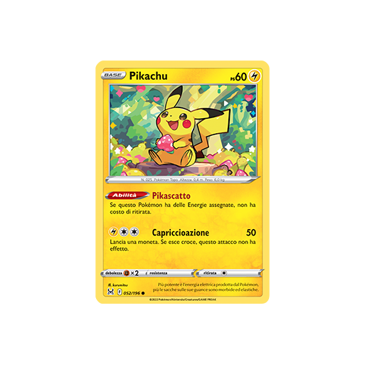 Pikachu 052/196 | Cloclorinda.it