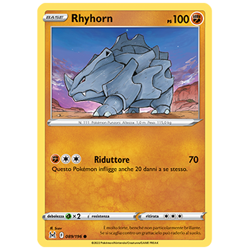 Rhyhorn 089/196 | Cloclorinda.it