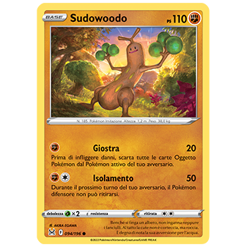 Sudowoodo 094/196 | Cloclorinda.it