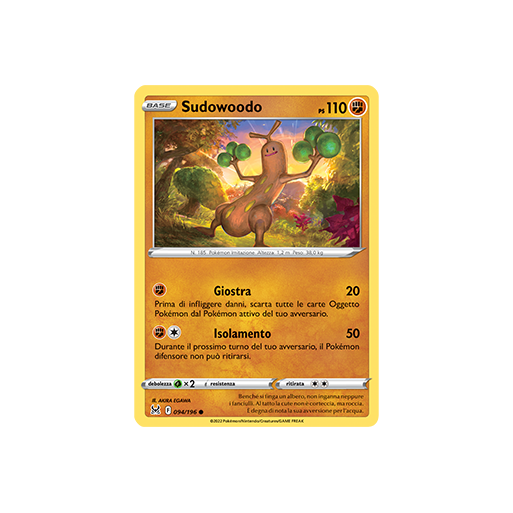 Sudowoodo 094/196 | Cloclorinda.it