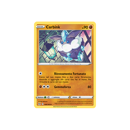 Carbink 108/196 | Cloclorinda.it