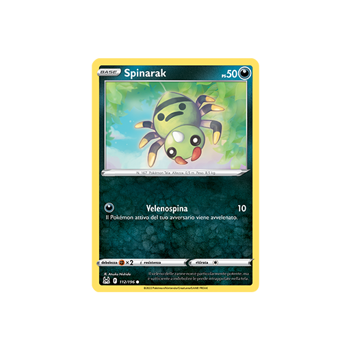 Spinarak 112/196 | Cloclorinda.it