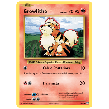 Growlithe 17/108 | Cloclorinda.it