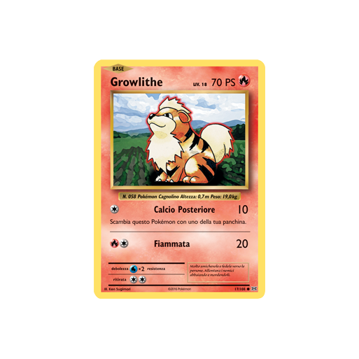 Growlithe 17/108 | Cloclorinda.it