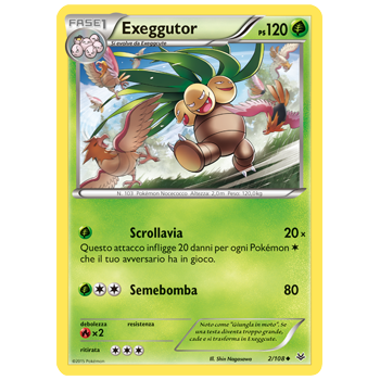 Exeggutor 2/108 | Cloclorinda.it