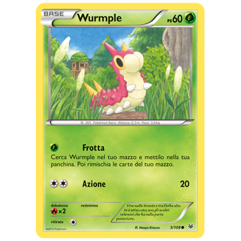 Wurmple 3/108 | Cloclorinda.it