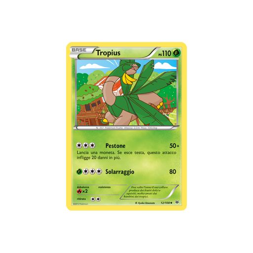 Tropius 12/108 | Cloclorinda.it