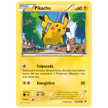 Pikachu 20/108 | Cloclorinda.it