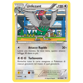 Unfezant 80/108 | Cloclorinda.it