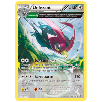 Unfezant 81/108 | Cloclorinda.it